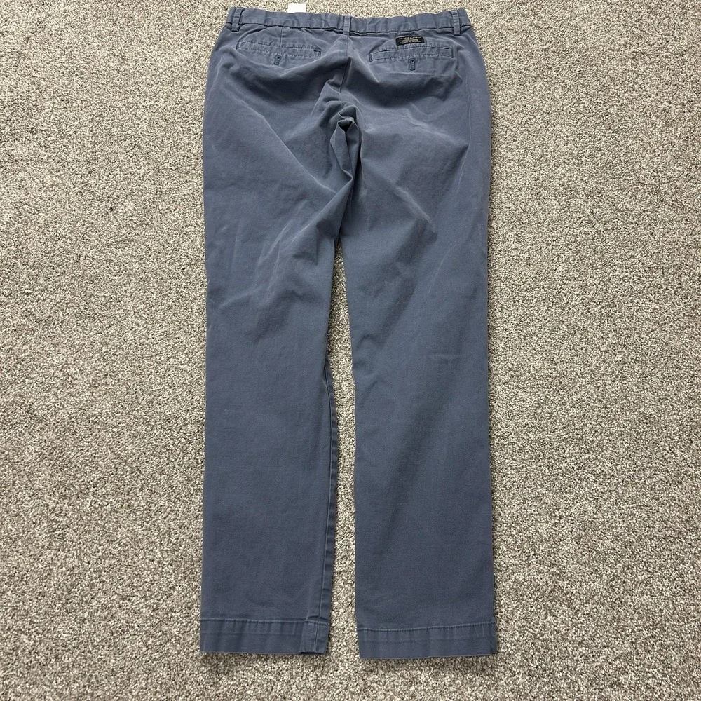 Banana Republic Pants Mens 31x32 Blue Chino Flat Front Straight Leg Stretch